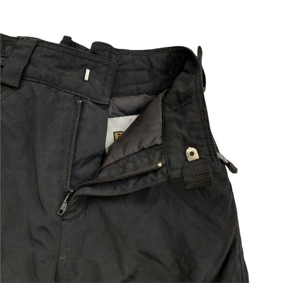 Fera Snow Cargo Pants Unisex Kids 8 Black Insulated Winter Snowboarding - Picture 6 of 8